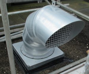 New ventilation inlet cowl, added as part of the ventilation system upgrades